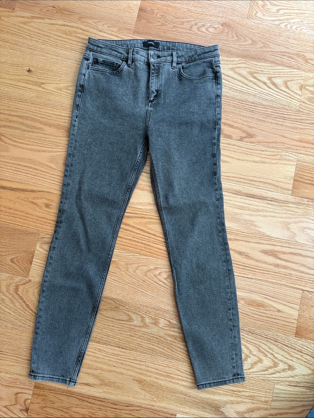 Theory Black Light Wash Jeans